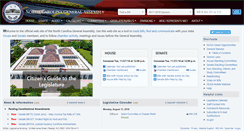 Desktop Screenshot of ncga.state.nc.us