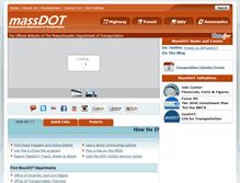 Tablet Screenshot of massdot.state.ma.us