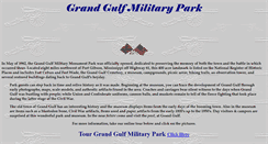 Desktop Screenshot of grandgulfpark.state.ms.us