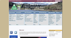 Desktop Screenshot of cwcb.state.co.us