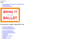 Desktop Screenshot of elections.state.wi.us