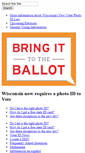 Mobile Screenshot of elections.state.wi.us