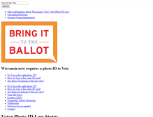 Tablet Screenshot of elections.state.wi.us