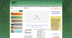 Desktop Screenshot of forestry.state.al.us