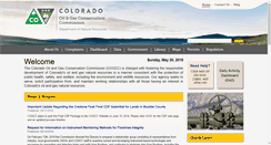 Desktop Screenshot of cogcc.state.co.us
