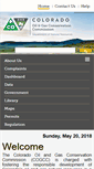 Mobile Screenshot of cogcc.state.co.us