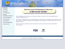 Tablet Screenshot of doreservices.state.pa.us