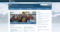 Desktop Screenshot of dnr.state.ak.us