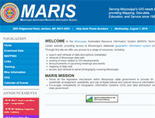 Tablet Screenshot of maris.state.ms.us