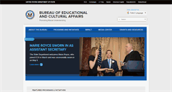 Desktop Screenshot of eca.state.gov
