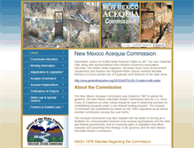 Tablet Screenshot of nmacequiacommission.state.nm.us