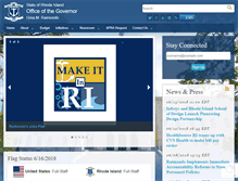 Tablet Screenshot of gov.state.ri.us