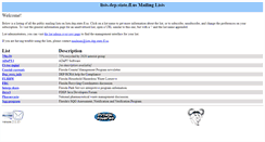 Desktop Screenshot of lists.dep.state.fl.us