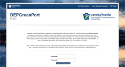 Desktop Screenshot of depgreenport.state.pa.us