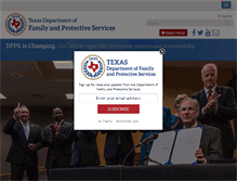 Tablet Screenshot of dfps.state.tx.us