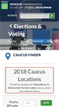 Mobile Screenshot of caucusfinder.sos.state.mn.us