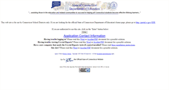 Desktop Screenshot of csde.state.ct.us