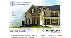 Desktop Screenshot of lsbhi.state.la.us