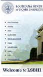 Mobile Screenshot of lsbhi.state.la.us