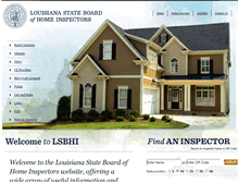 Tablet Screenshot of lsbhi.state.la.us