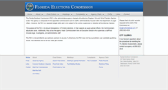 Desktop Screenshot of fec.state.fl.us