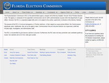 Tablet Screenshot of fec.state.fl.us