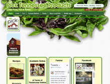 Tablet Screenshot of picktnproducts.state.tn.us